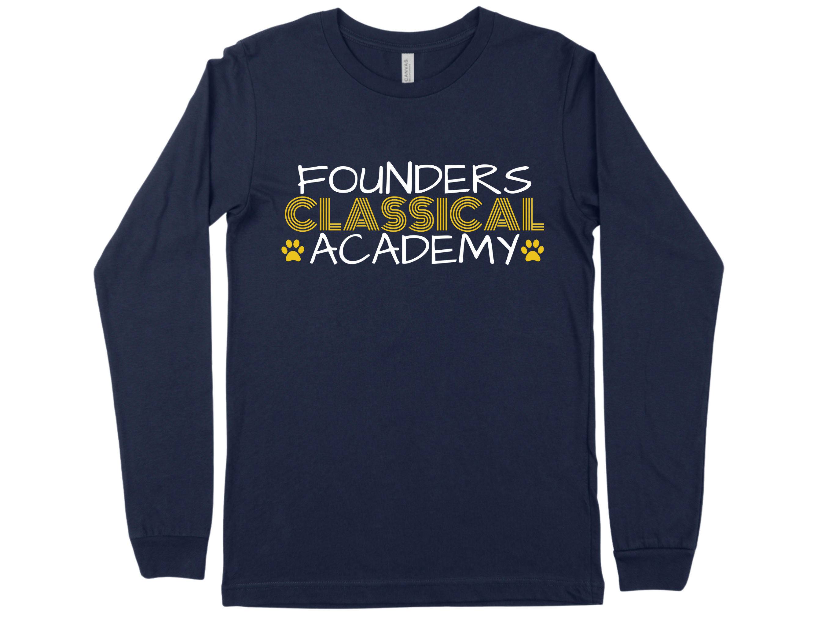 Founders Classical Academy - Navy Long Sleeve  Main Image